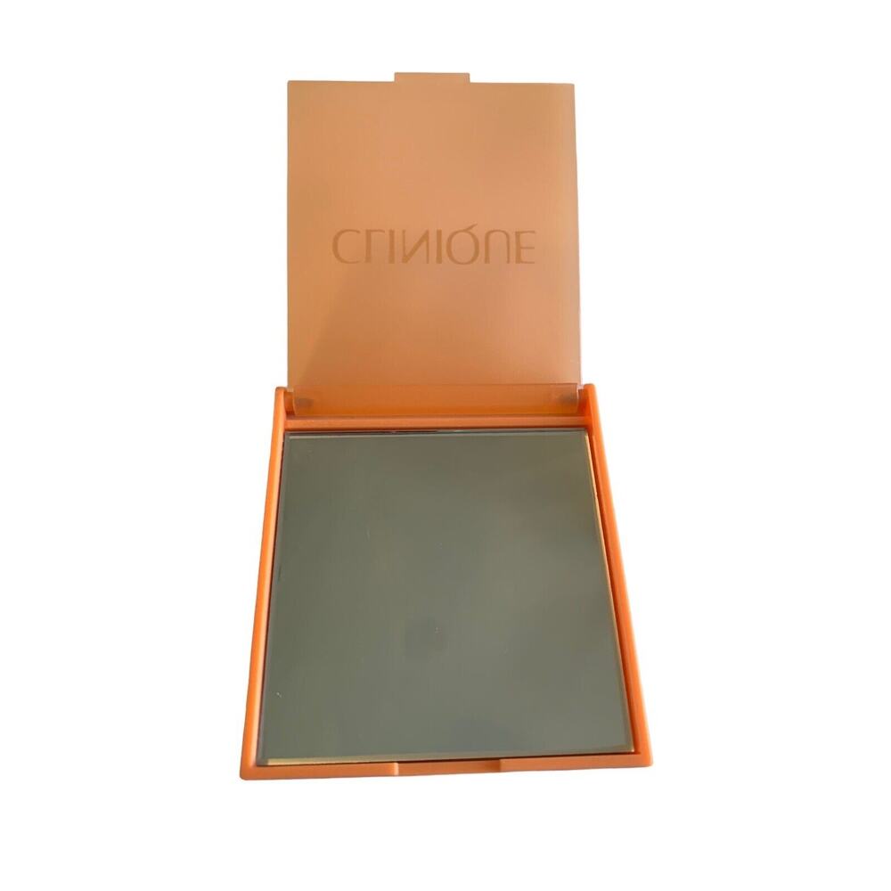 Vintage Clinique PINK PEACH Compact‎ Mirror Travel Foldable Promo
